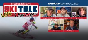 SkiTalk Live with Dan Egan, Episode 9: Peggy Shinn, Phil Bayly, Asa McKee, Phil Pugliese (Dec. 2, 2020, 55 min).