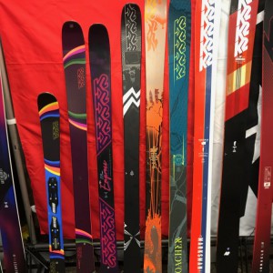 K2 Freeride and park skis