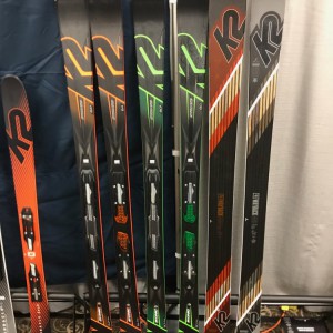 K2 Pinnacle and iKonic skis